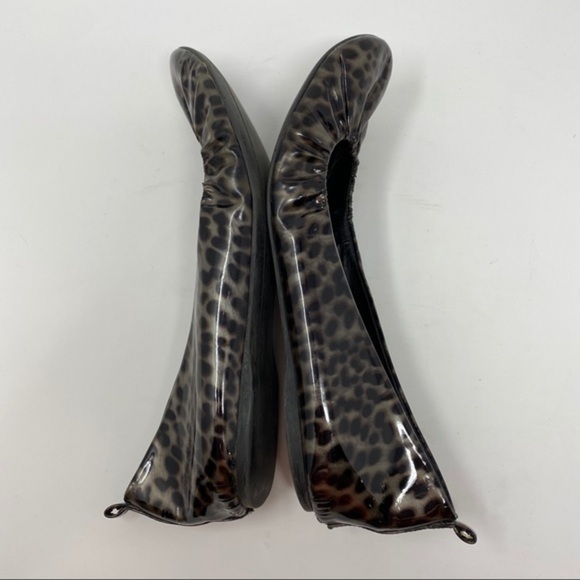 J Crew Animal Print Leopard Flats Size 8.5 - Picture 4 of 8